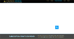 Desktop Screenshot of crownstock.com